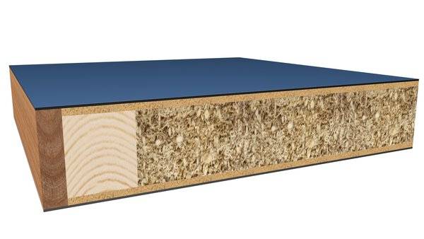 Porte Stratifiée avec oculus